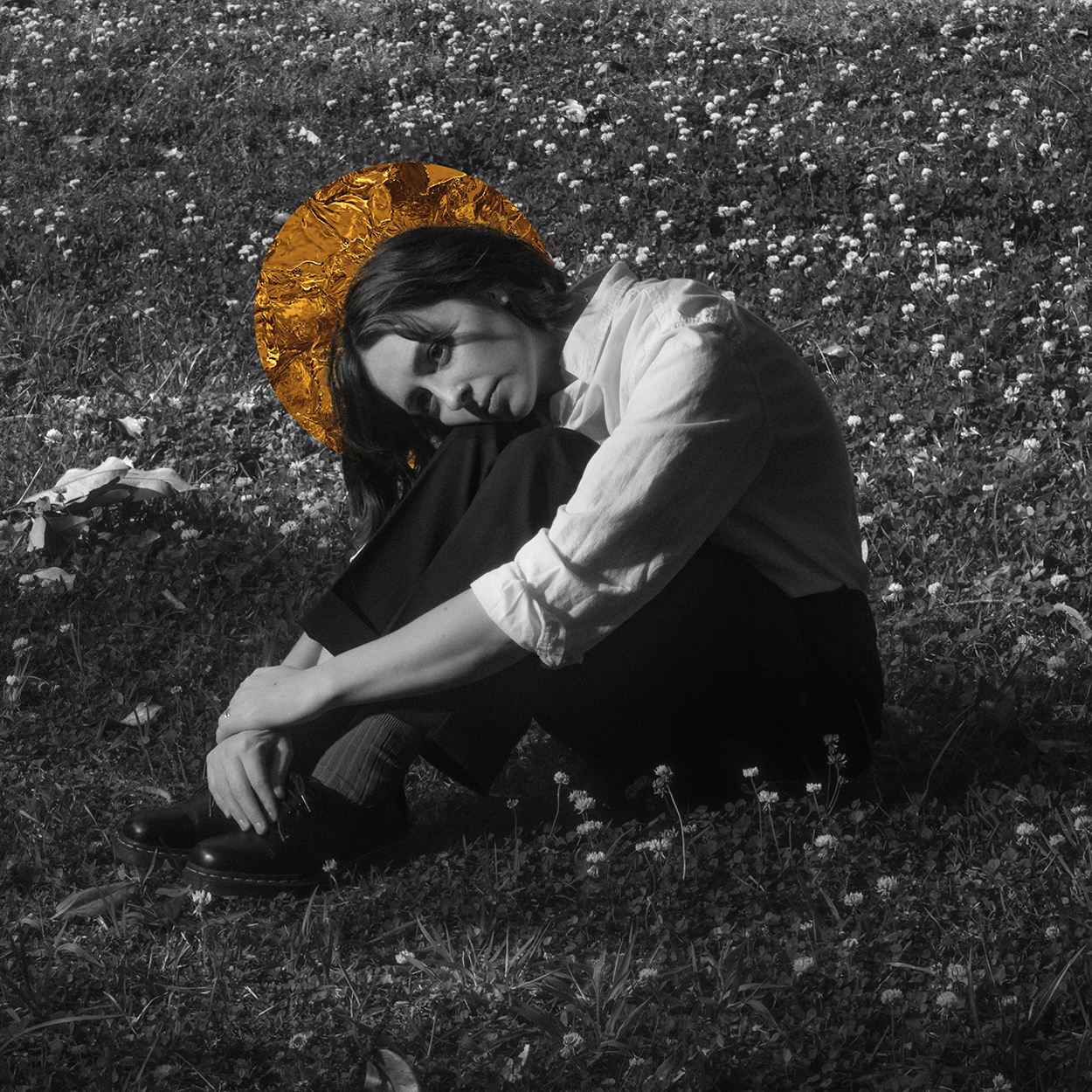 A depiction of St. Maggie Boyd Hare, Editor of Strange Hymnal