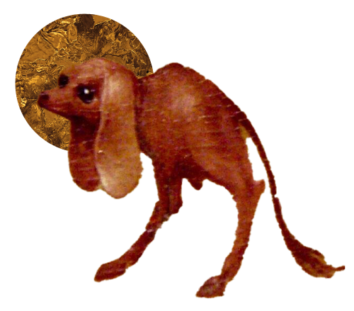 A glorious depiction of Liminal Neil, one of Strange Hymnal's mascots.